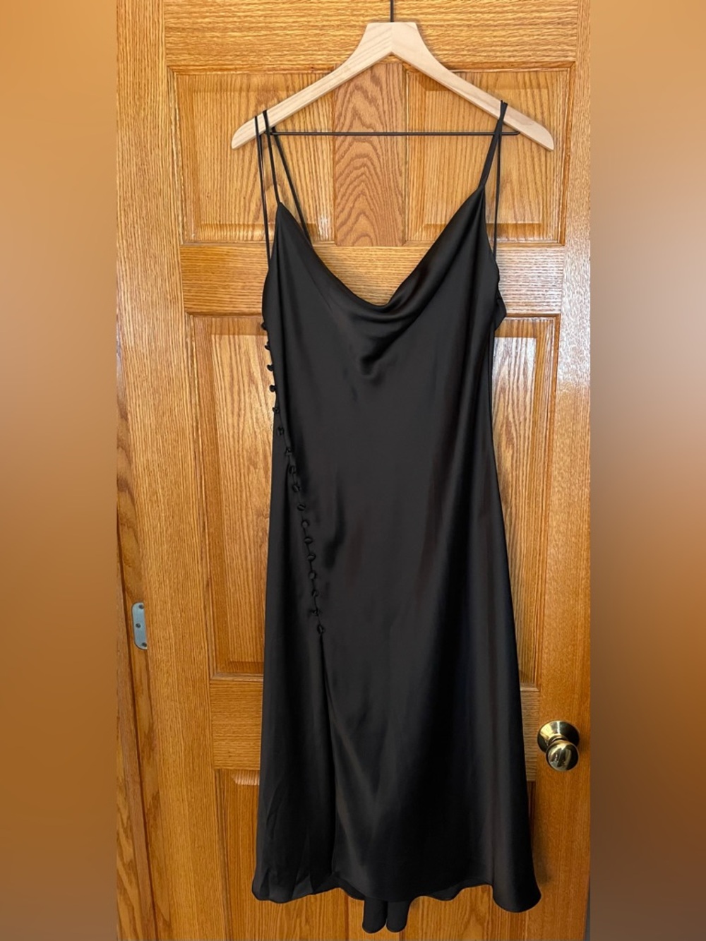 NWT Zara Cowl Neck MIDI Dress